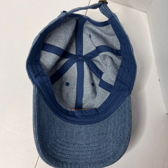 Blue Denim Rainbow Patch Dad Baseball Hat - Picture 7 of 9